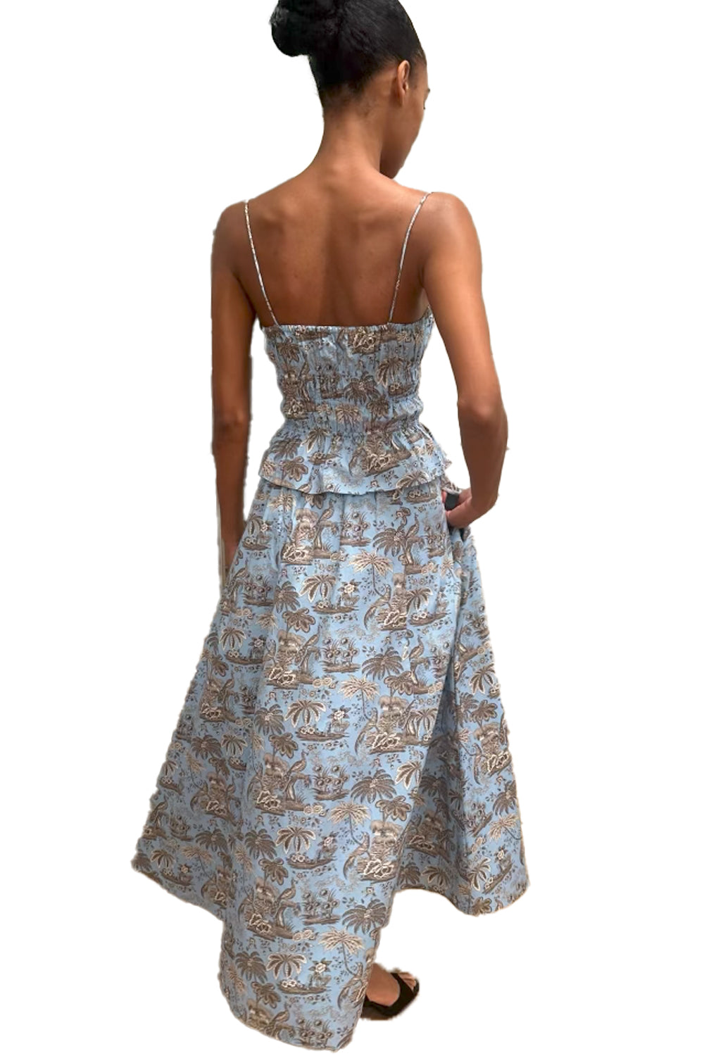 Axel Skirt in Sky Toile