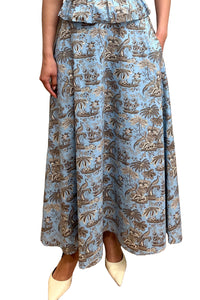 Axel Skirt in Sky Toile