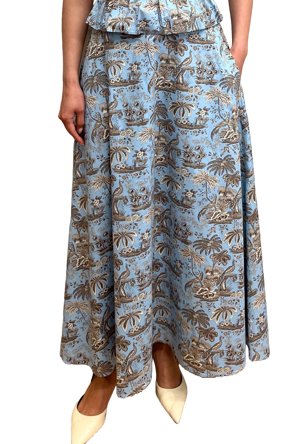 Axel Skirt in Sky Toile