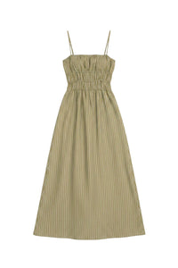 Ayla Linen Dress in Porto Stripe