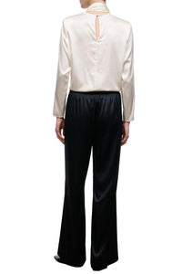 Stroll Silk Pant in Black