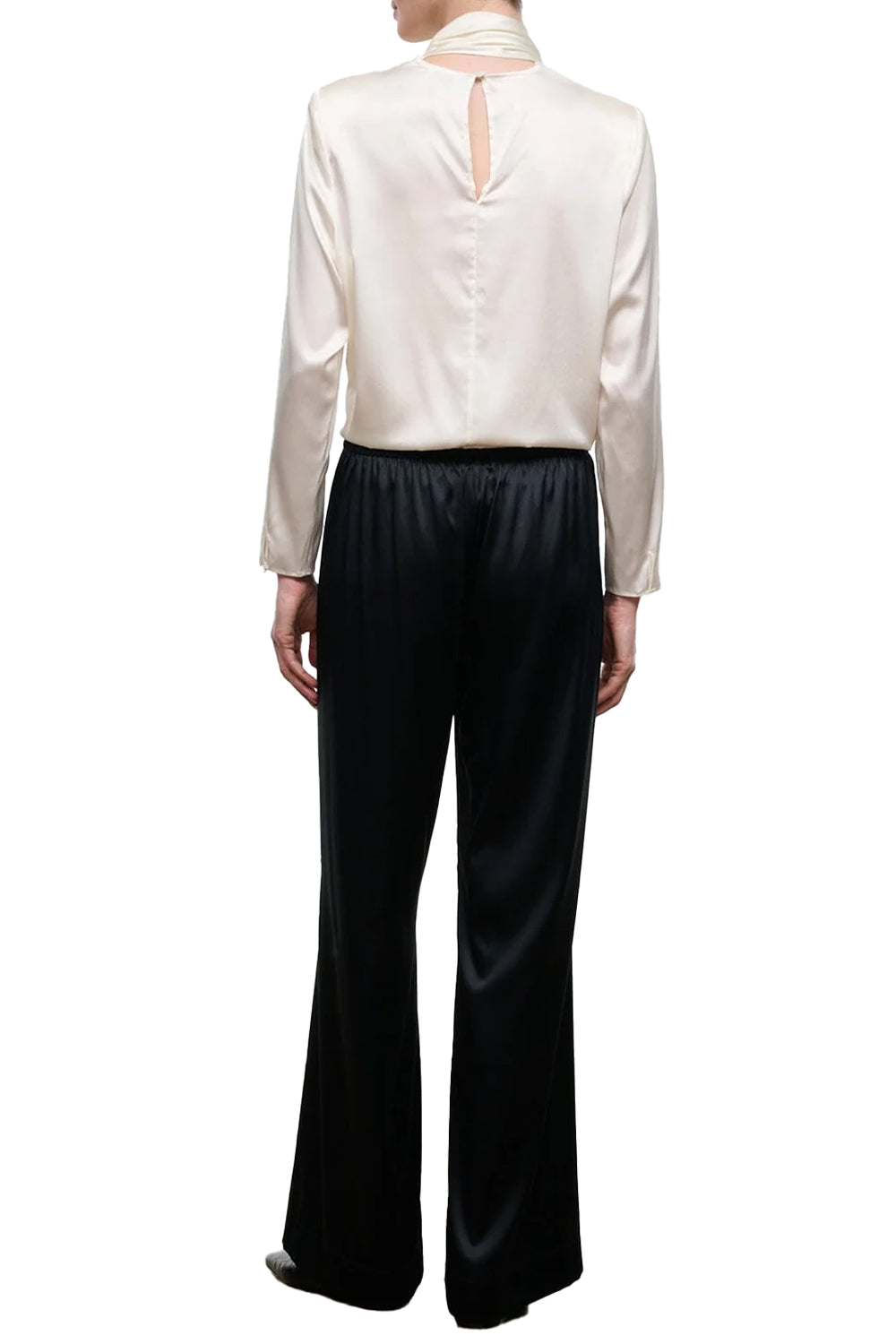Stroll Silk Pant in Black
