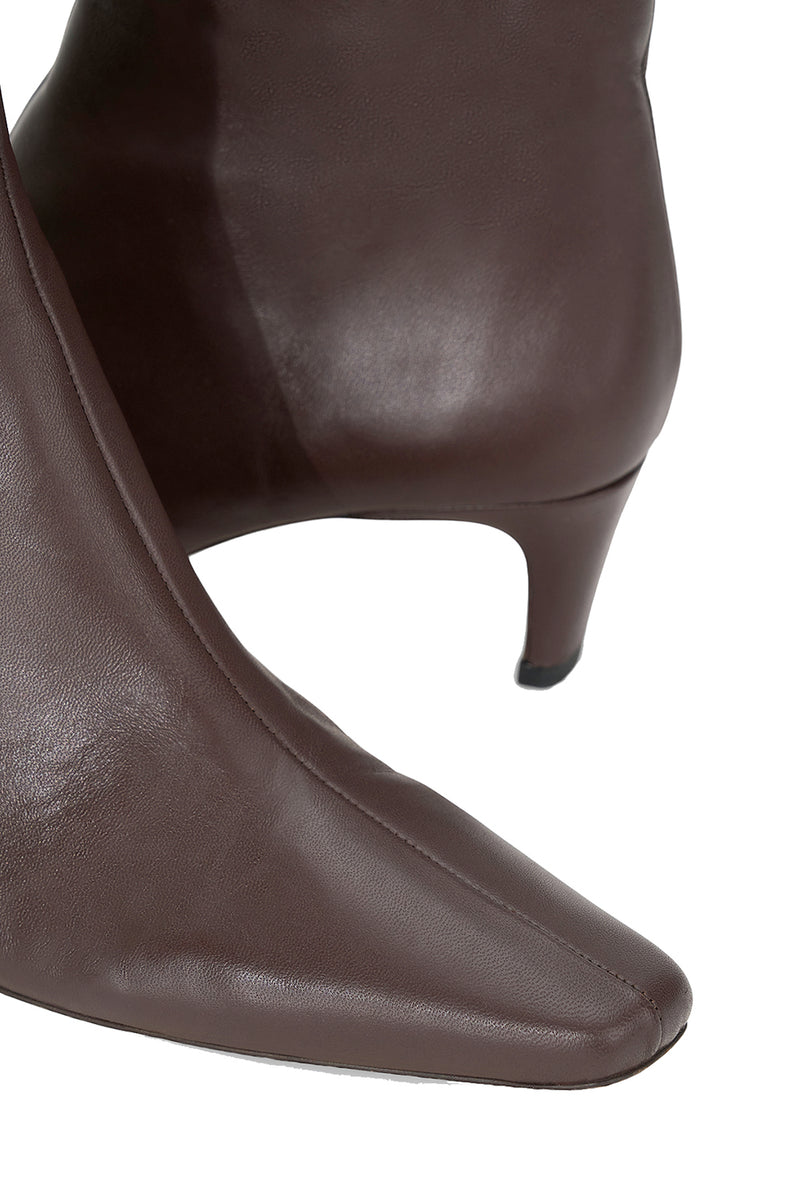 Wally Ankle Boot in Espresso Leather