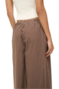 Bonfire Pant in Dark Oak Micro Stripe