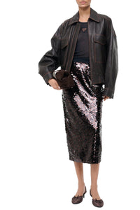 Ciara Skirt in Espresso Black