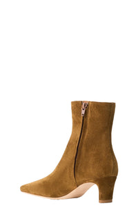Wally Ankle Boots in Cigar Suede