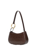 Ollie Bag in Espresso Croco
