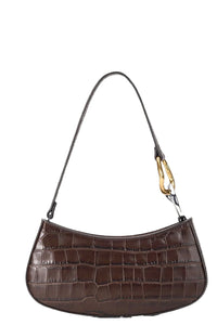 Ollie Bag in Espresso Croco