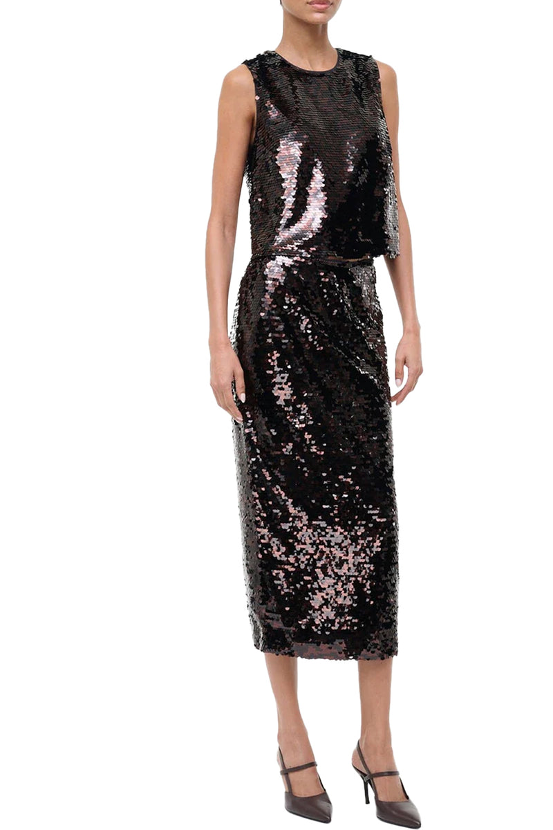 Seraphina Top in Espresso Black