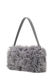 Harlow Faux Fur Bag in Storm