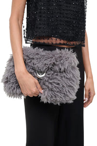 Harlow Faux Fur Bag in Storm