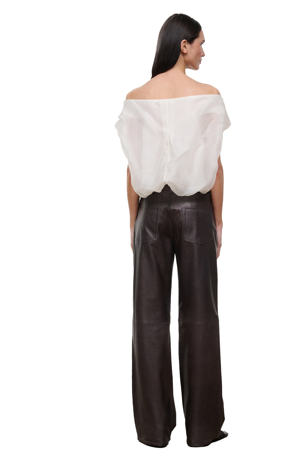 Larissa Silk Top in Ivory