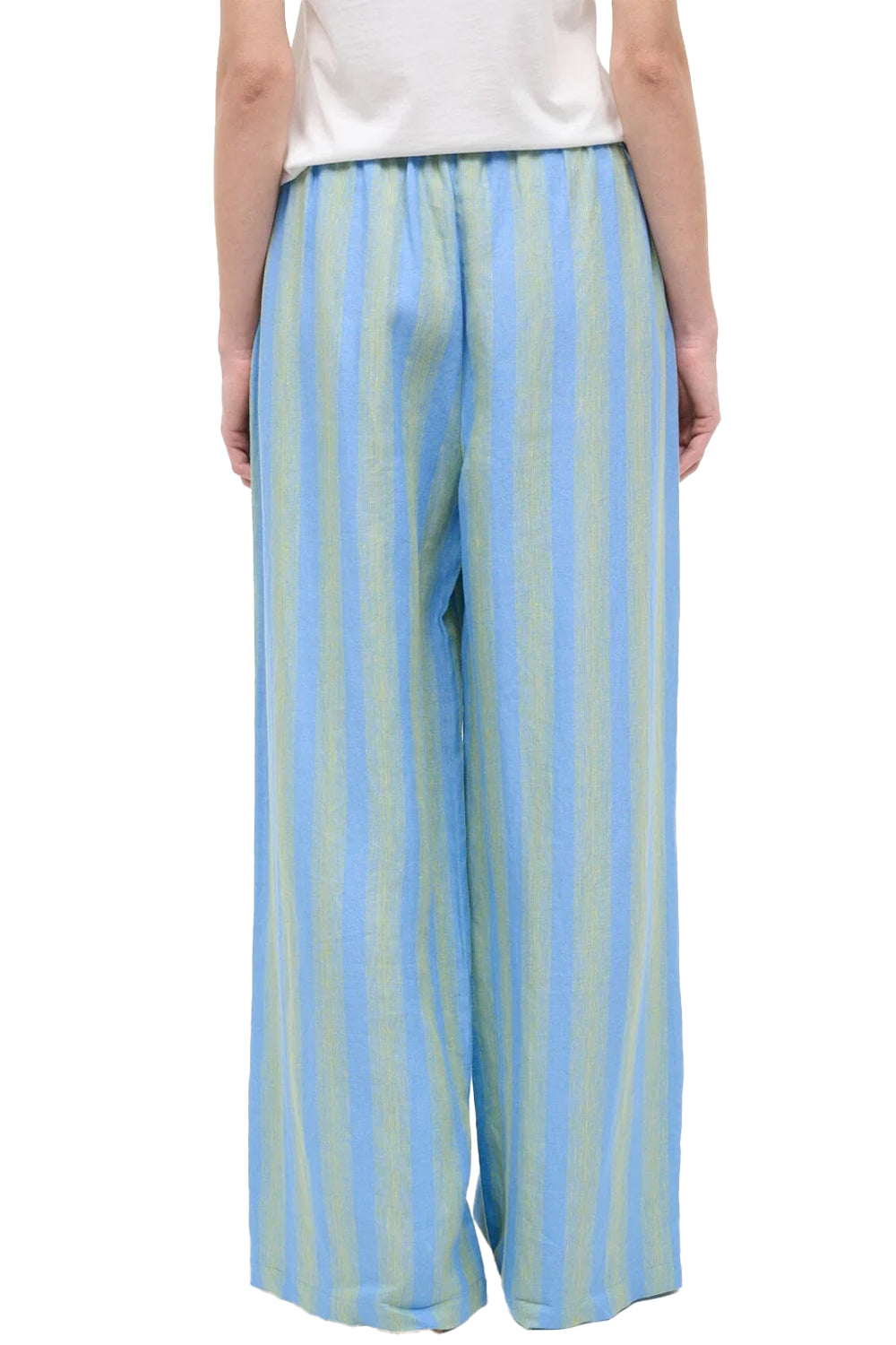 Mateo Linen Pant in Seaport Stripe