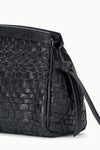 Maude Convertible Clutch in Black Woven