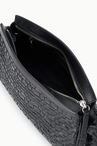 Maude Convertible Clutch in Black Woven