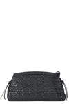 Maude Convertible Clutch in Black Woven