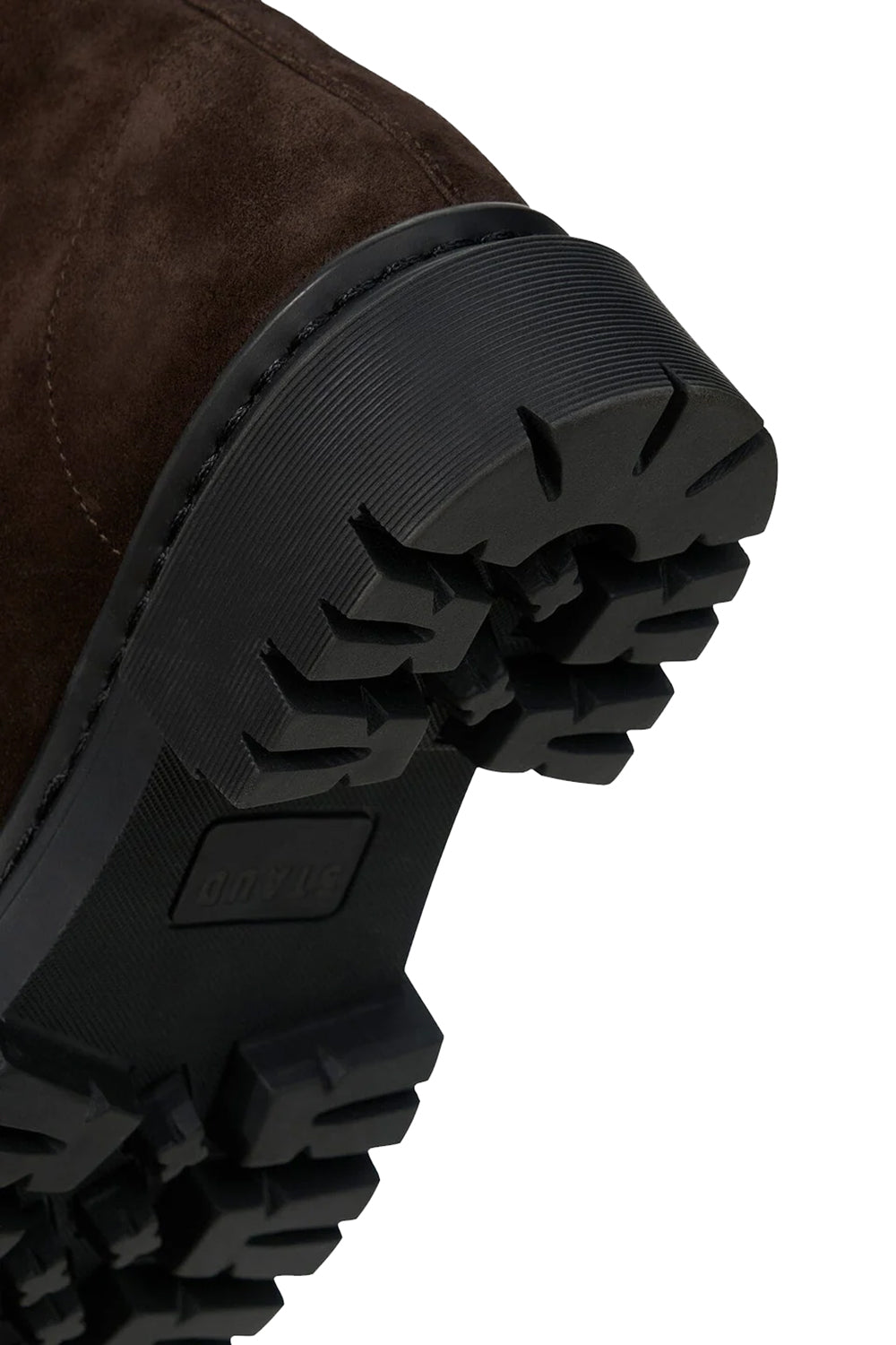 Miles Zip Ankle Boot in Espresso Suede