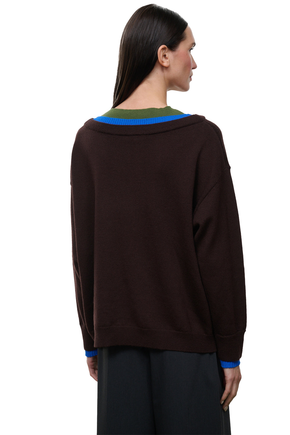 Norman Sweater in Dark Oak Multi