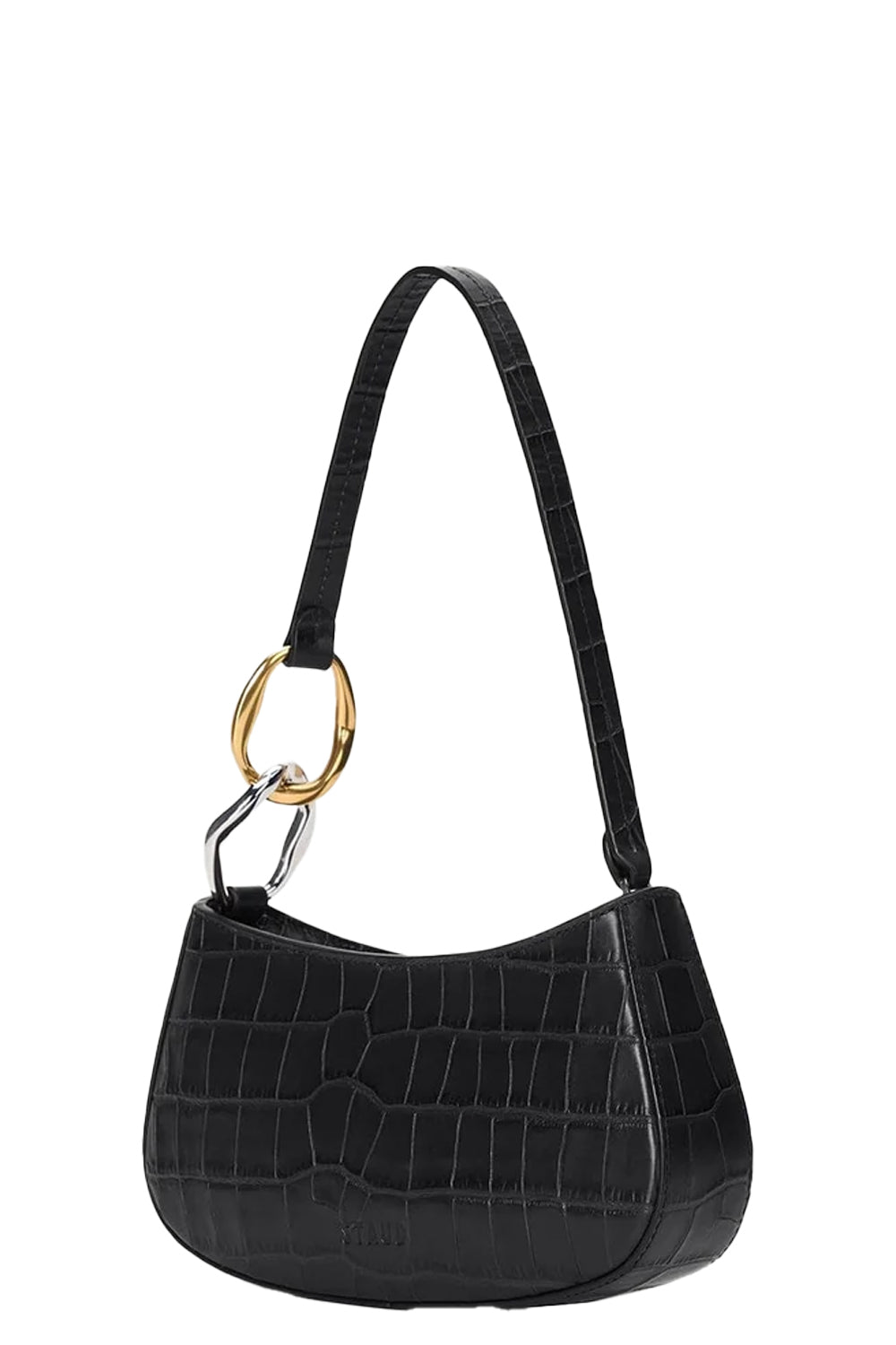 Ollie Bag in Black Croco