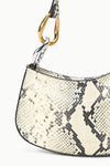 Ollie Bag in White Snake