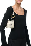 Ollie Bag in White Snake