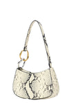 Ollie Bag in White Snake