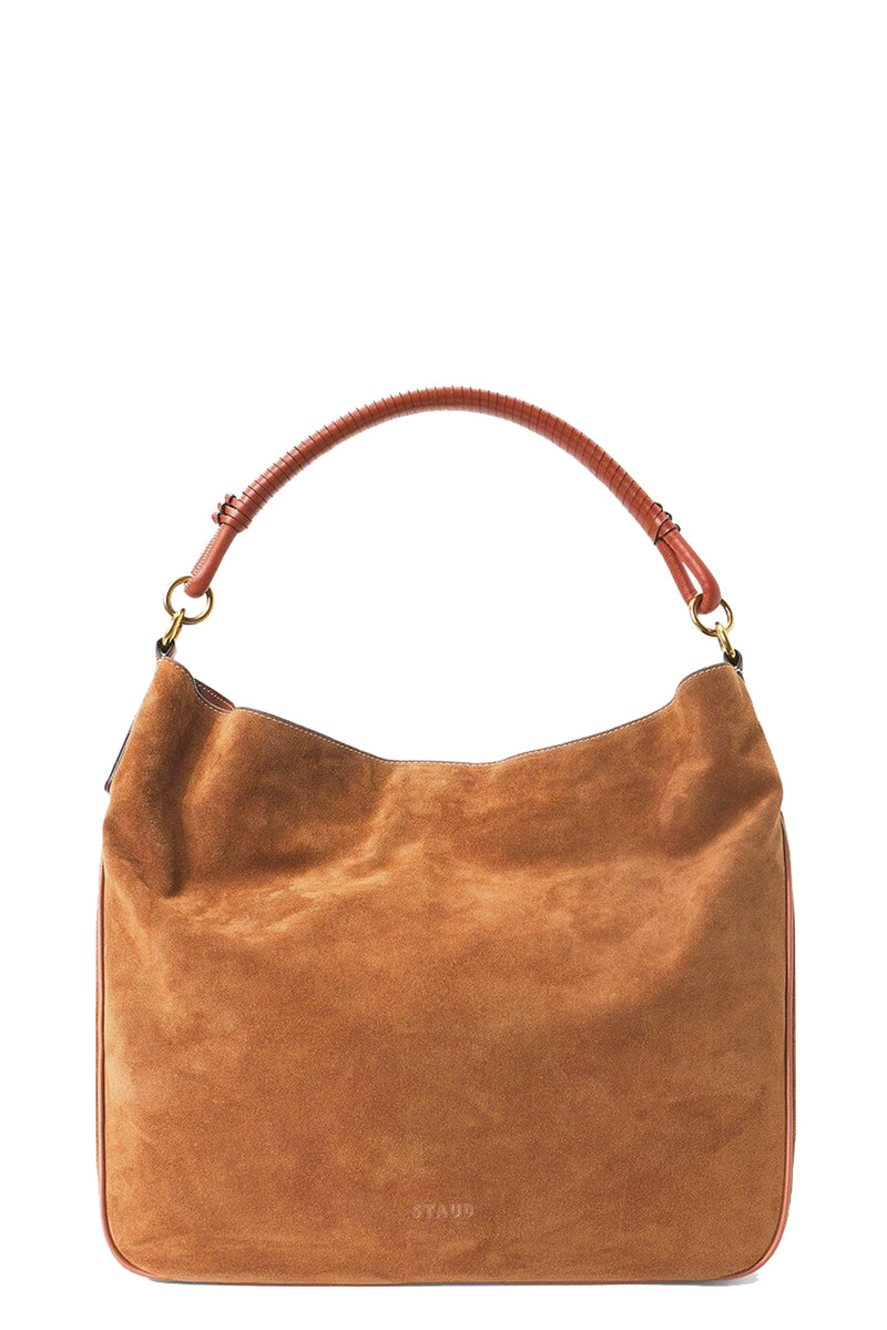 Perry Bag in Tan Suede