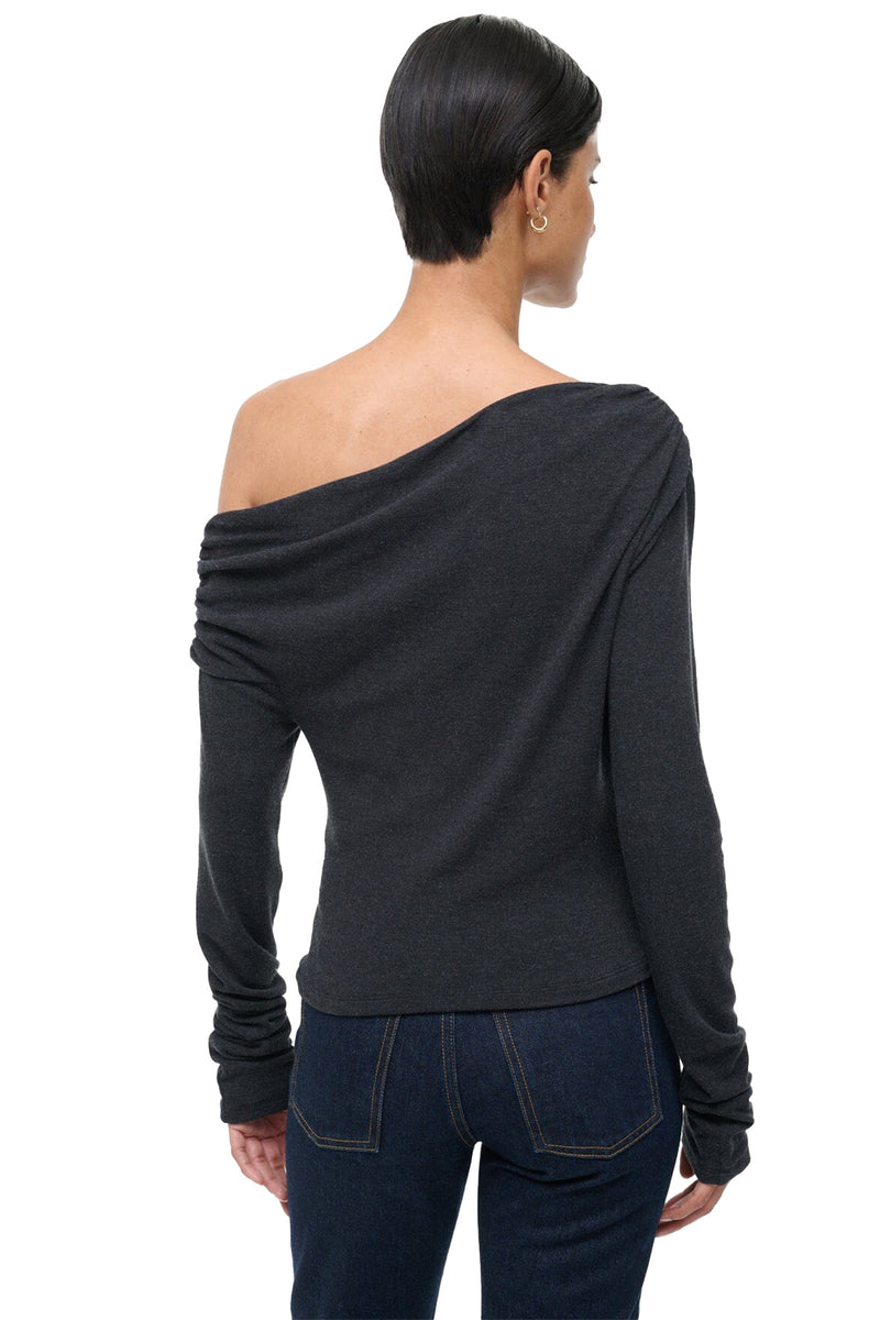 Philomena Top in Charcoal