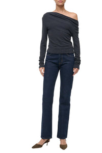 Philomena Top in Charcoal