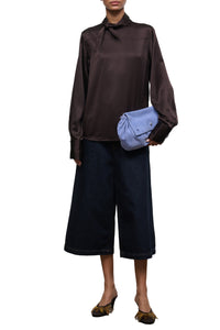 Rhodes Silk Top in Earth