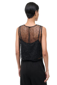 Seraphina Top in Stardust Onyx