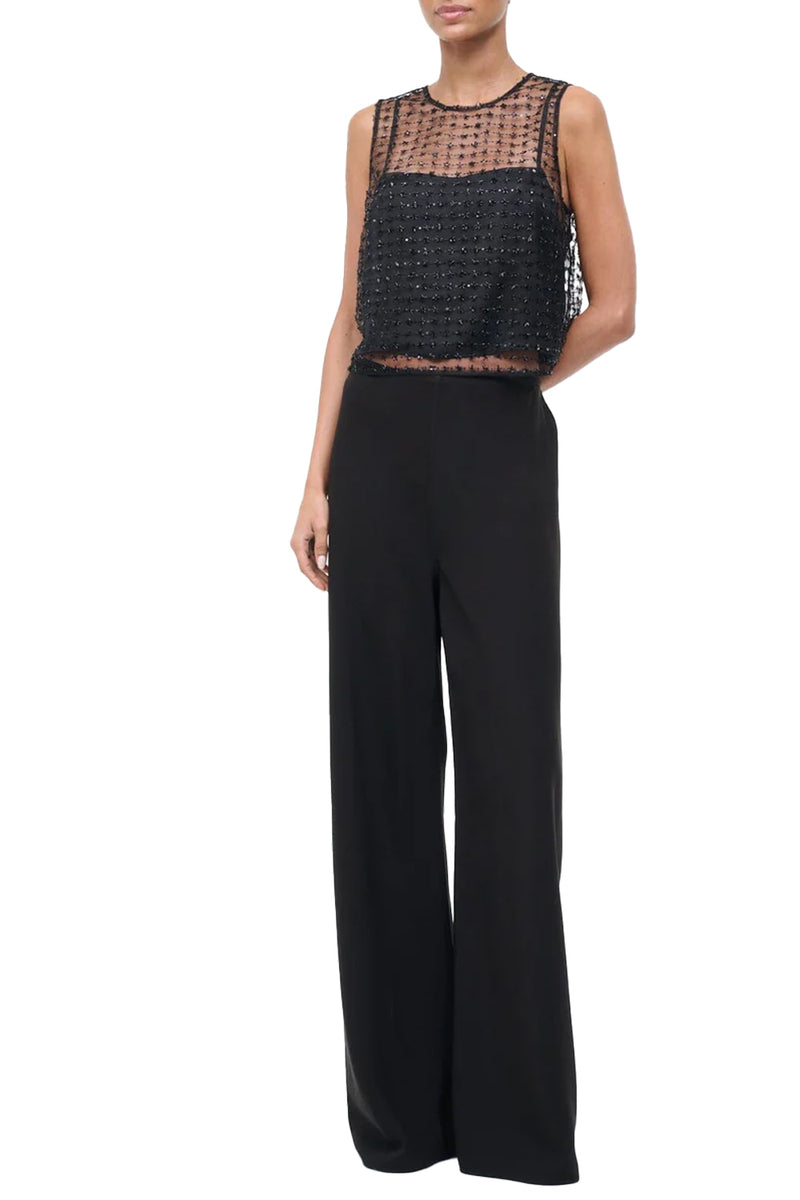 Seraphina Top in Stardust Onyx