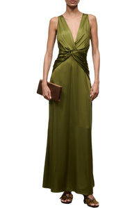 Selene Dress in Pear