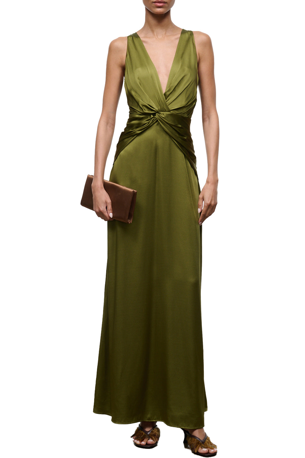 Selene Dress in Pear