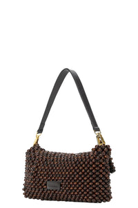 Timmy Shoulder Bag in Dark Brown