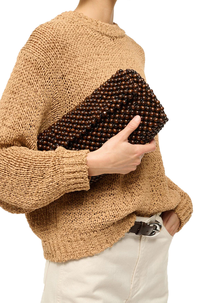 Timmy Shoulder Bag in Dark Brown