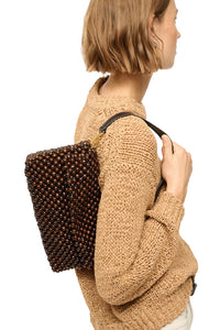 Timmy Shoulder Bag in Dark Brown