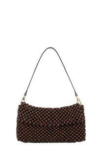 Timmy Shoulder Bag in Dark Brown