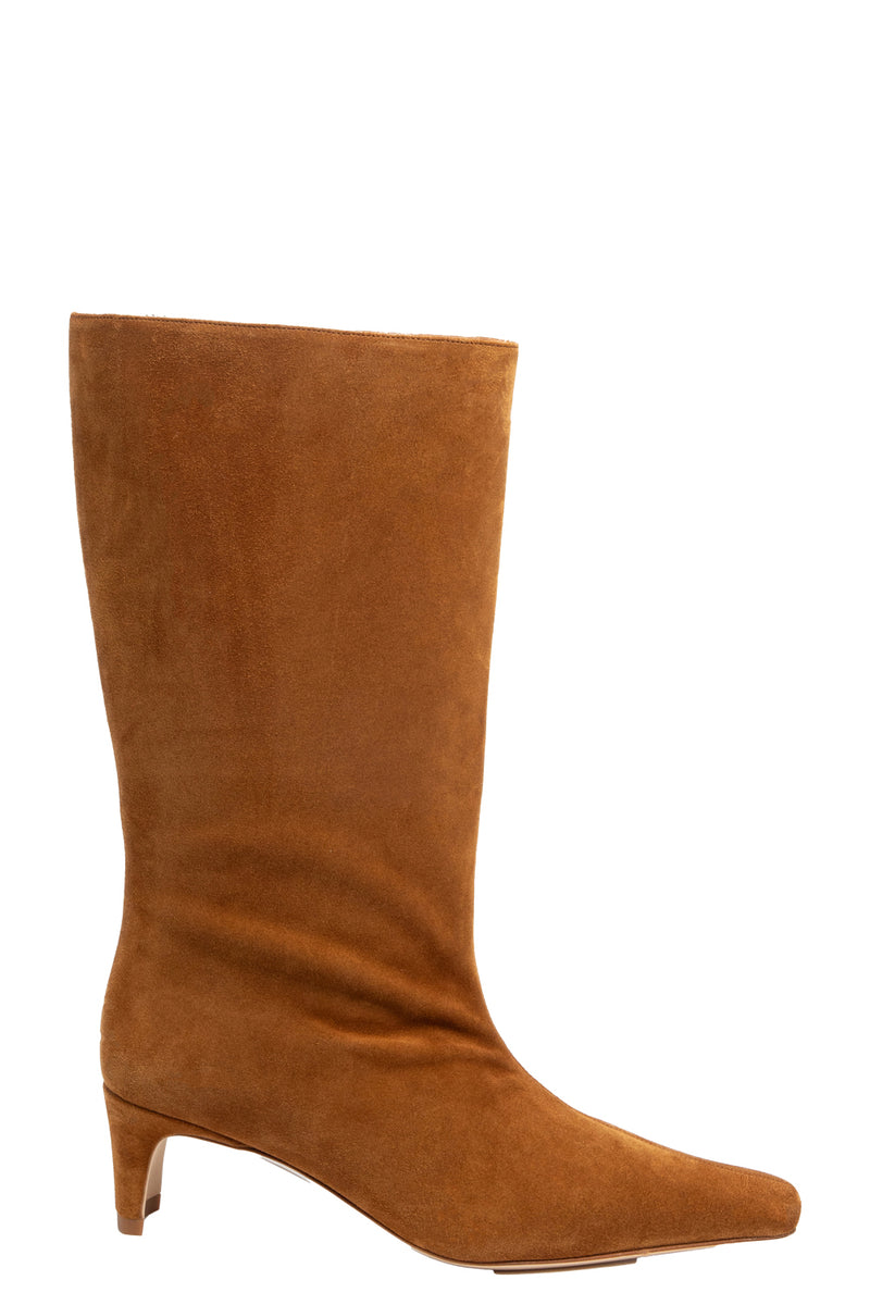 Midcalf Wally Boot in Tan Suede