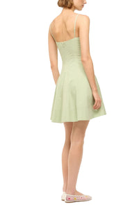 Wylie Mini Dress in Pale Jade