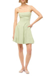 Wylie Mini Dress in Pale Jade