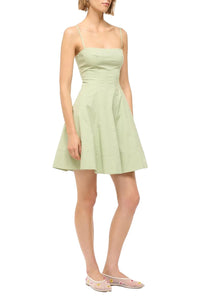 Wylie Mini Dress in Pale Jade