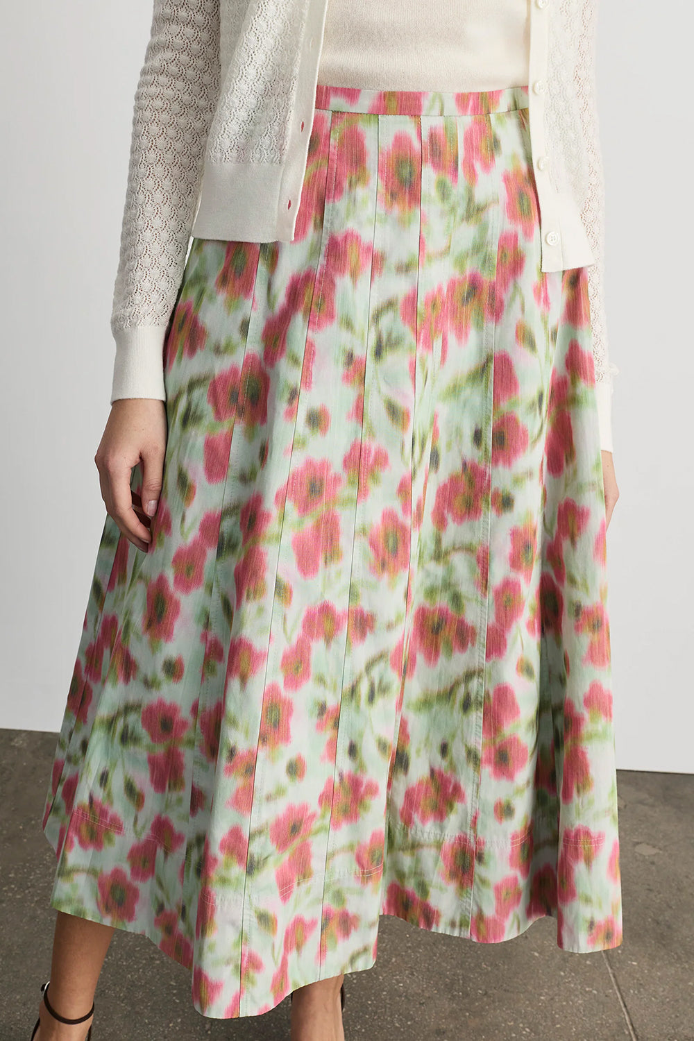 Tavia Skirt in Pistachio Multi