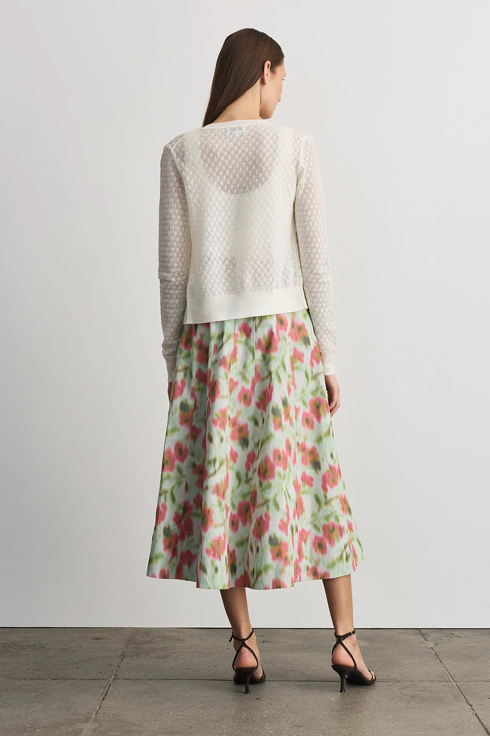 Tavia Skirt in Pistachio Multi