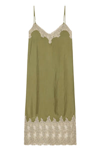 Legacy Dress in Light Olive Cream