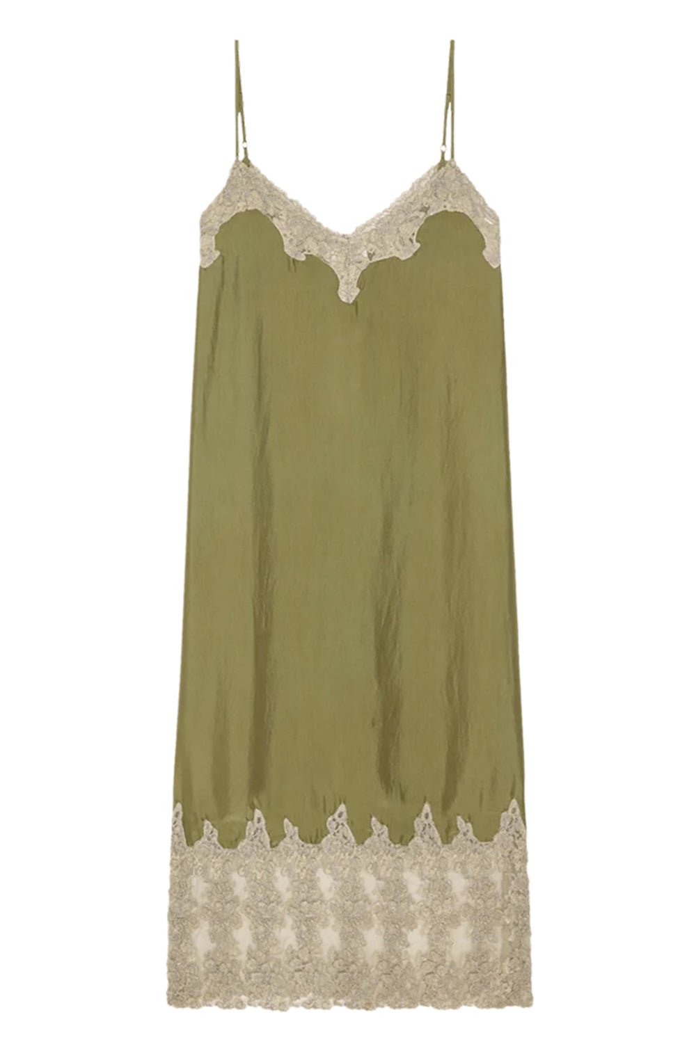 Legacy Dress in Light Olive Cream