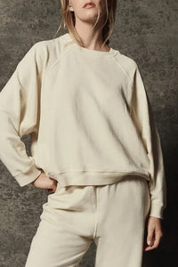 The Rehearsal Sweatshirt in Washed White