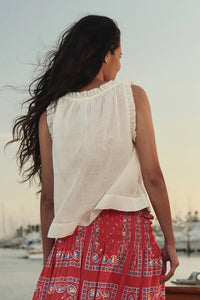 The Vignette Top in White