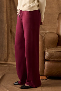 The Fleece Lap Sweatpant in Plum