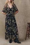 The Festal Dress in Brocade Floral